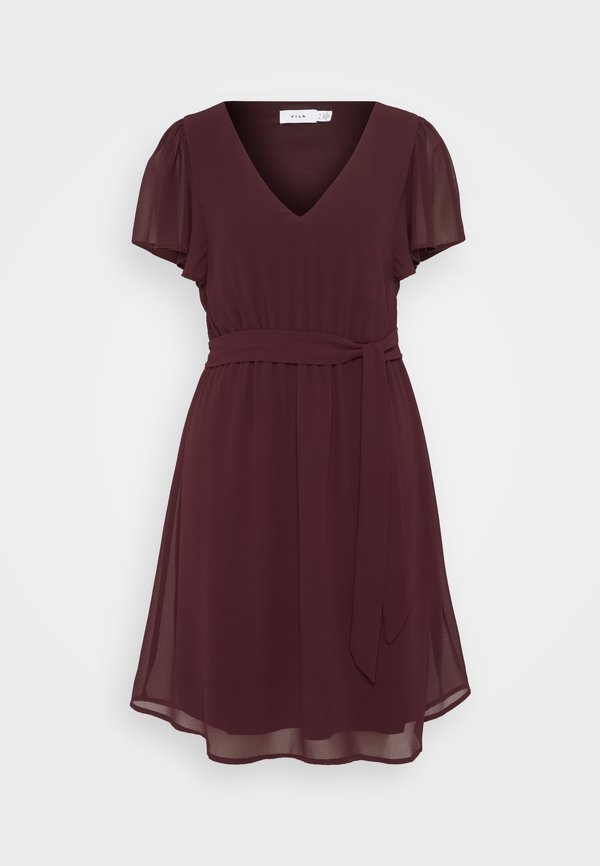 VIMICADA V NECK SHORT DRESS - Cocktail dress / Party dress - winetasting3