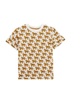 MANCHES COURTES - T-shirt imprimé - ecru