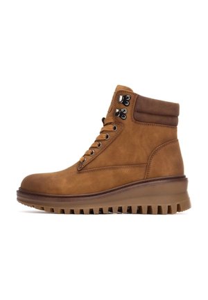 Botines con plataforma - camel