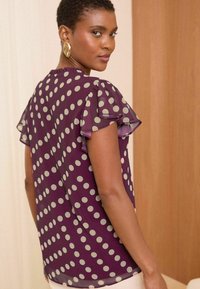 Love & Roses V NECK SLEEVE-REGULAR FIT - Blūze - berry