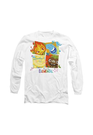 Disney, ELEMENTAL GROUP BOX WITH EMBER, WADE AND CLOD - Long sleeved top - white