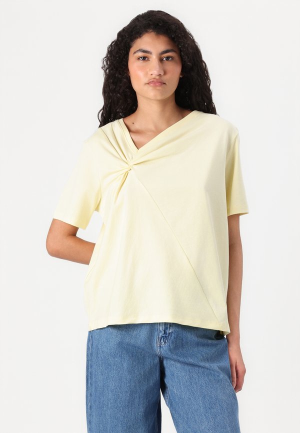 SLFMILA TWISTED TEE - Basic T-shirt - anise flower3