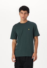 Lyle & Scott Basic póló - argyle teal