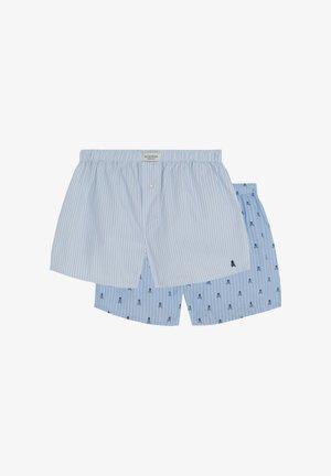 Scalpers, SCALPERS PACK SKULL BOXER 2 PACK - Boxers - skyblue
