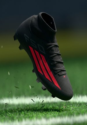 F50 CLUB MID CUT FIRM GROUND MULTI GROUND UNISEX - Futbolo bateliai dirbtinei dangai - core black/lucid red
