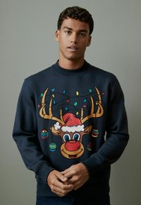 Next CHRISTMAS - Felpa - dark navy blue