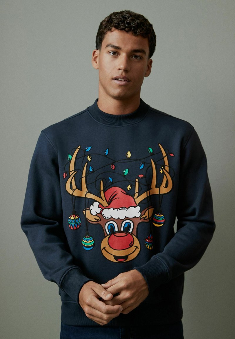 Next CHRISTMAS - Felpa - dark navy blue