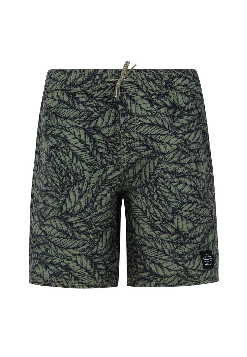 Protest PRTFLAMES JR - Bañador corto - artichoke green