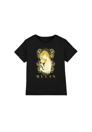 Disney MULAN GOLDEN GARDEN - Print T-shirt - black