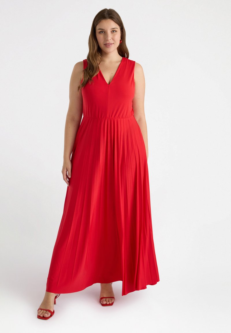 Fiorella Rubino - Jersey dress - rosso, Enlarge