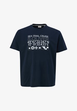 s.Oliver T-shirt print - navy