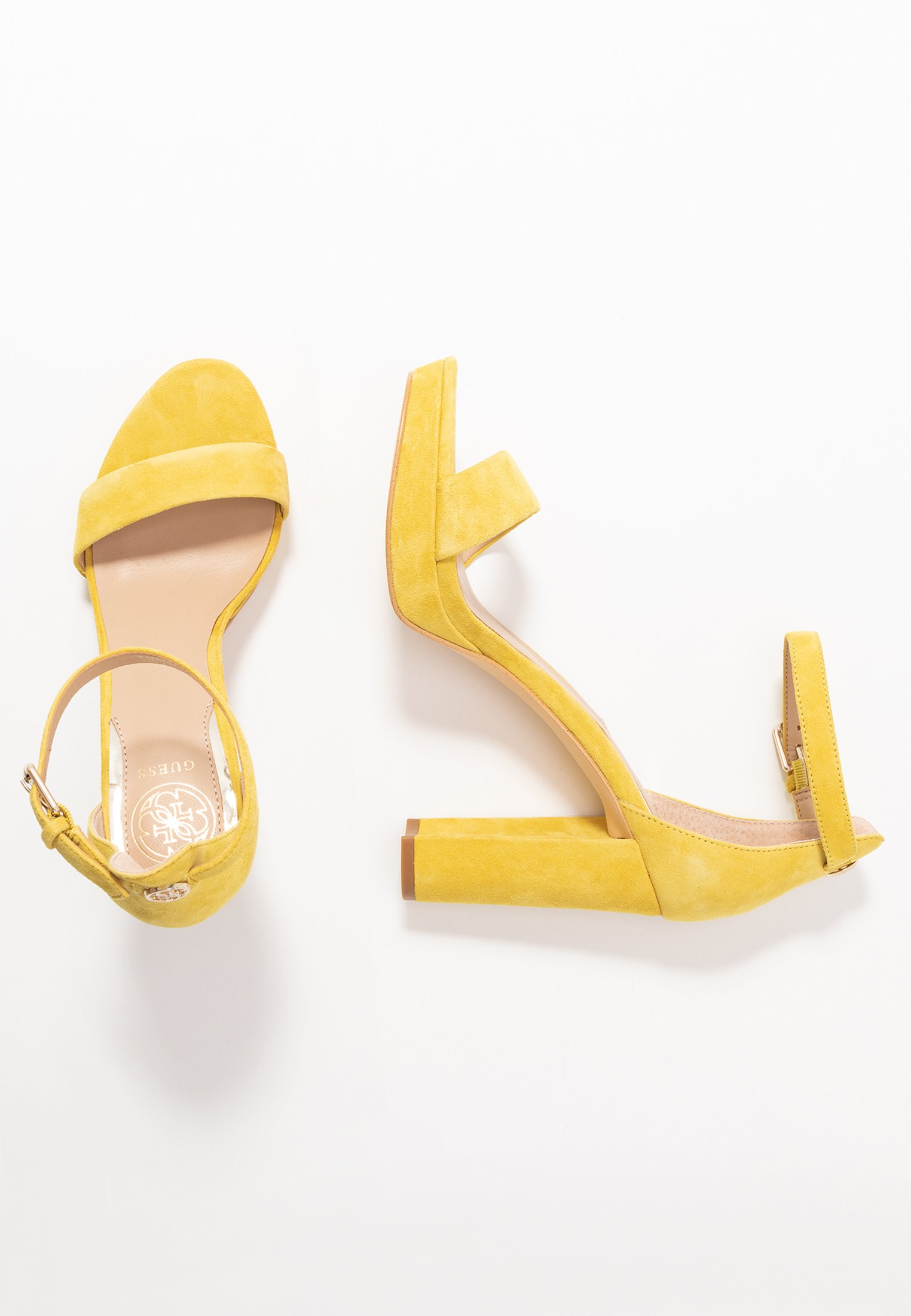 Guess OMERE Sandalen met hoge hak yellowGeel Zalando.nl Tamaris Enkellaarsjes met hoge hak yellowGeel Zalando.nl