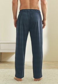 Next REGULAR FIT - MICROCHECK MOTIONFLEX COSY - Pyjamabroek - navy blue