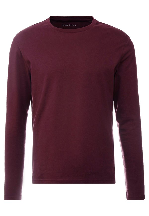 PI-YT-BAS0-0122 LONG SLEEVE TEE / 802 - BLACK - Long sleeved top - bordeaux3
