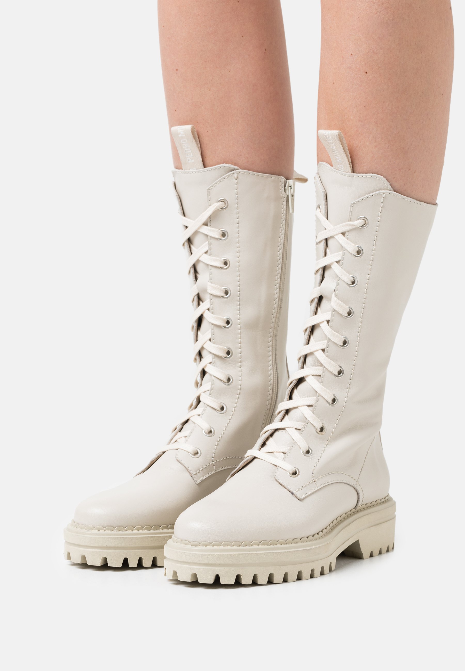 Pedro Miralles Botas con cordones - antik artico/crema - Zalando.es