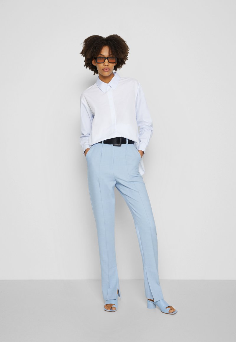 Damen Bekleidung | The Kooples CHEMISE Hemdbluse white / sky blue/blau-meliert - JX64507 Damen Bekleidung | The Kooples CHEMISE Hemdbluse white / sky blue/blau-meliert - JX64507
