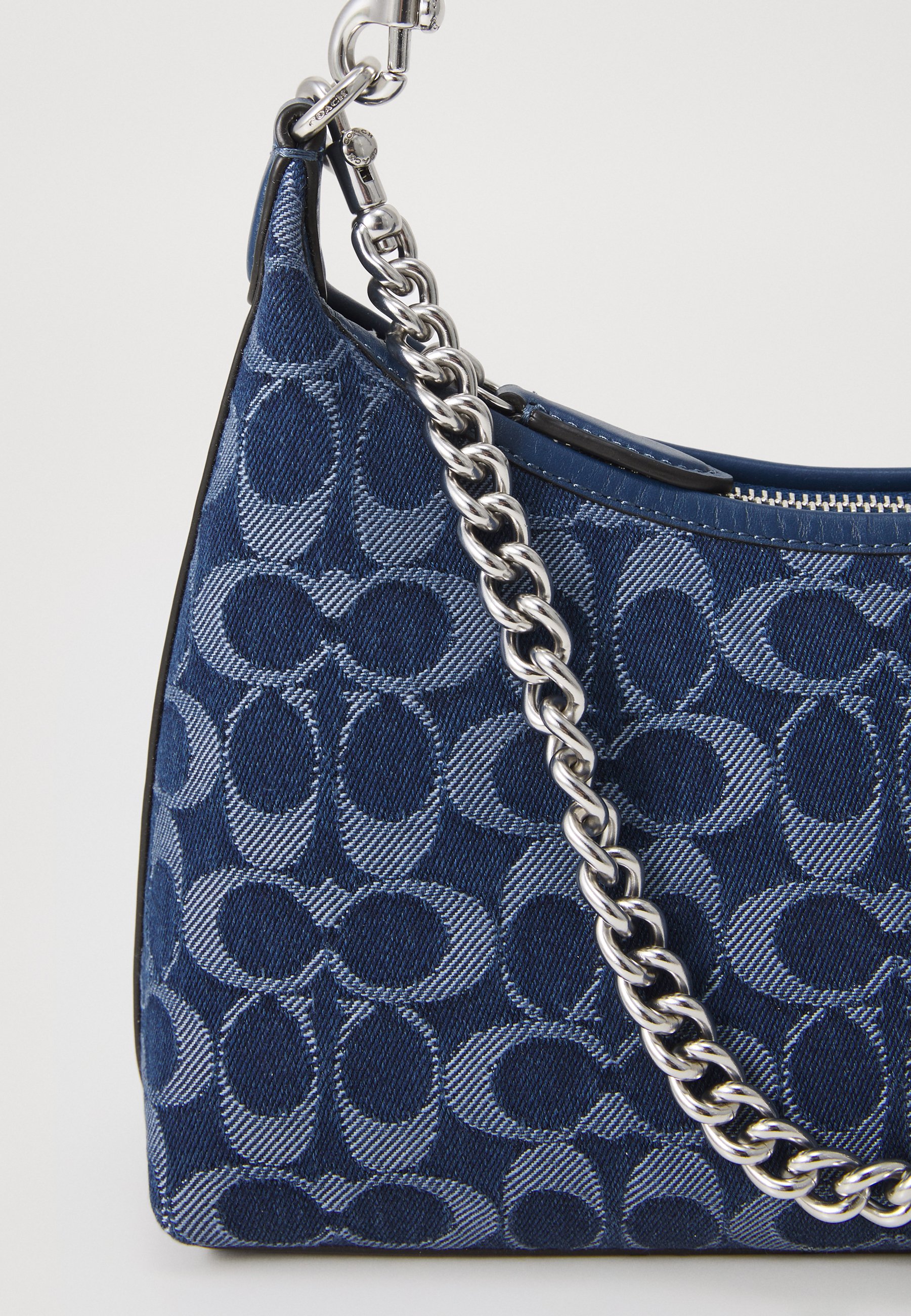 COACH SIGNATURE JULIET SHOULDER BAG - Cross body bag - dark blue