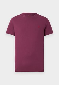SHORT SLEEVE TEE - Základné tričko - burgundy