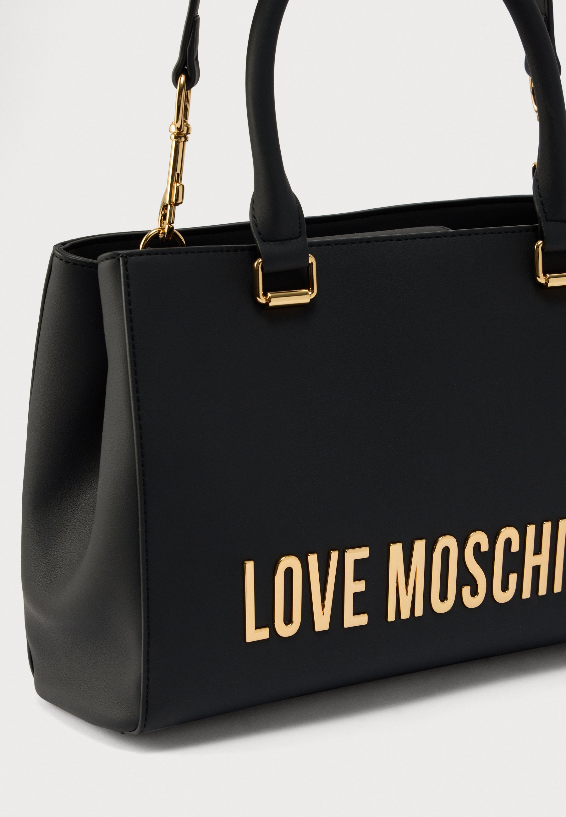 Love Moschino BOLD LOVE - Geantă de mână - black/negru - Zalando.ro