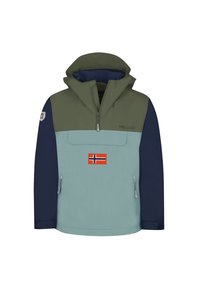 TROLLKIDS KIRKENES ANORAK - Outdoorjacke - dusky olive navy frosty mint ...