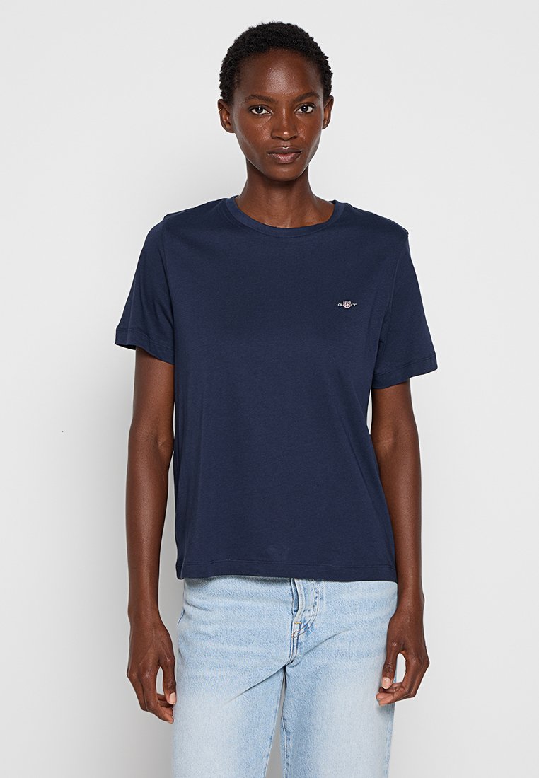 Gant T-shirt basic koningsblauw
