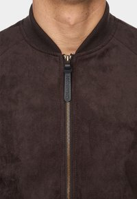 INDICODE JEANS WAYNE - Kunstlederjacke - dark brown