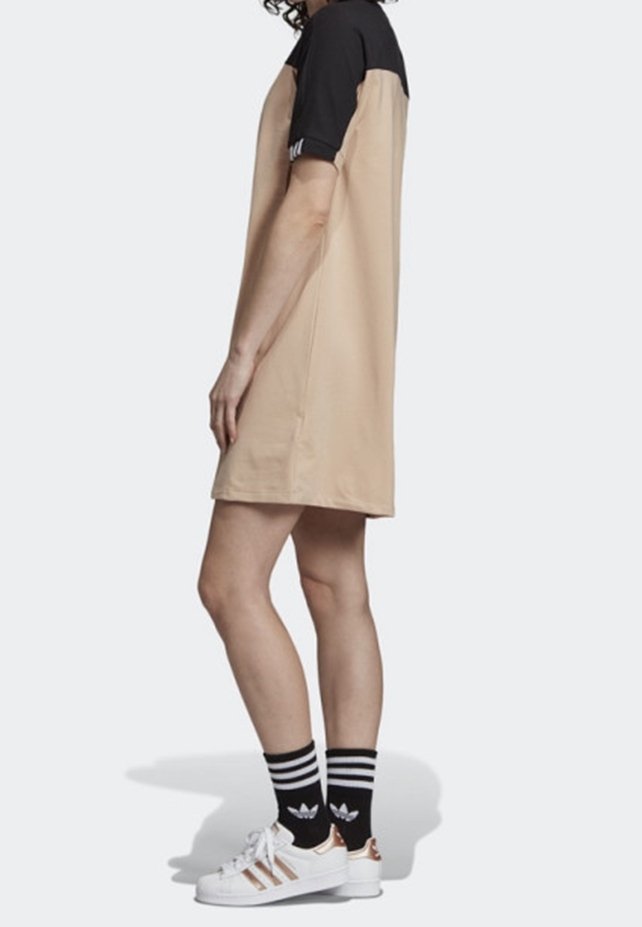 adidas Originals Jersey dress beige (Pre-owned) Zalando