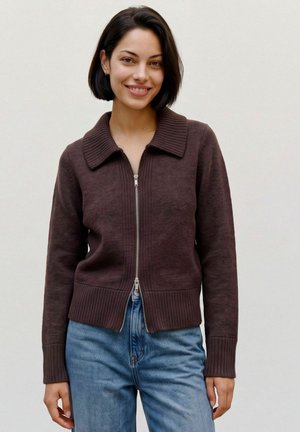 Vero Moda, CARDIGAN AWLINA KNIT CARDIGAN - Gilet - chocolate torte