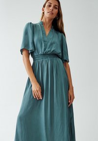 WILLA RIFF - Maxikjoler - petrol blue