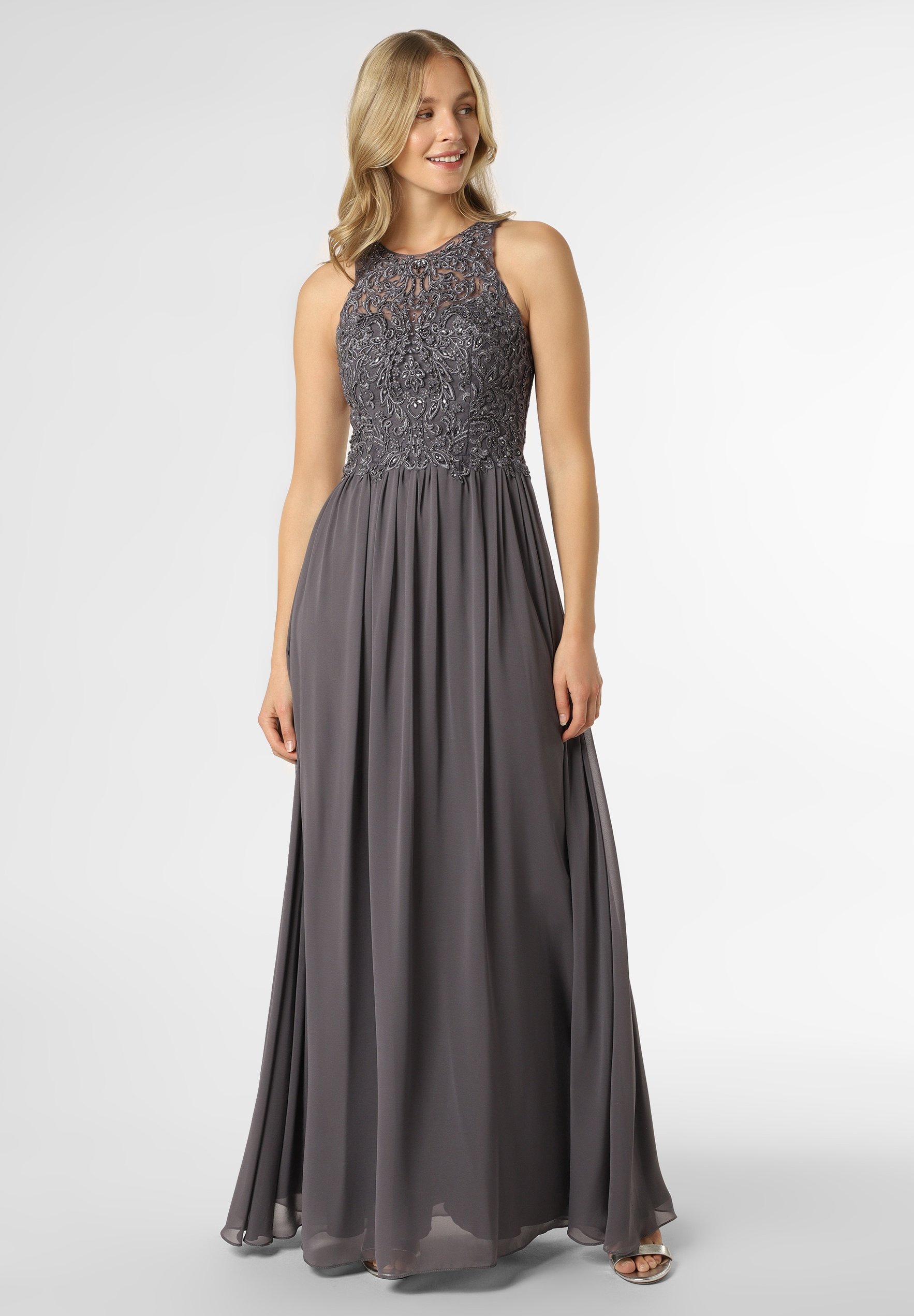 Laona Ballkleid - anthrazit/rosa meliert - Zalando.de