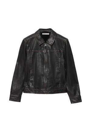 AllSaints, OAKLAND JACKET . - Leather jacket - black brown