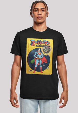 DC COMICS SUPERMAN INTERNATIONAL COVER - Print T-shirt - black
