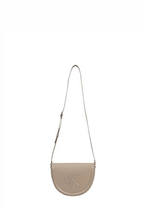 RAISED SADDLE - Skuldertasker - taupe