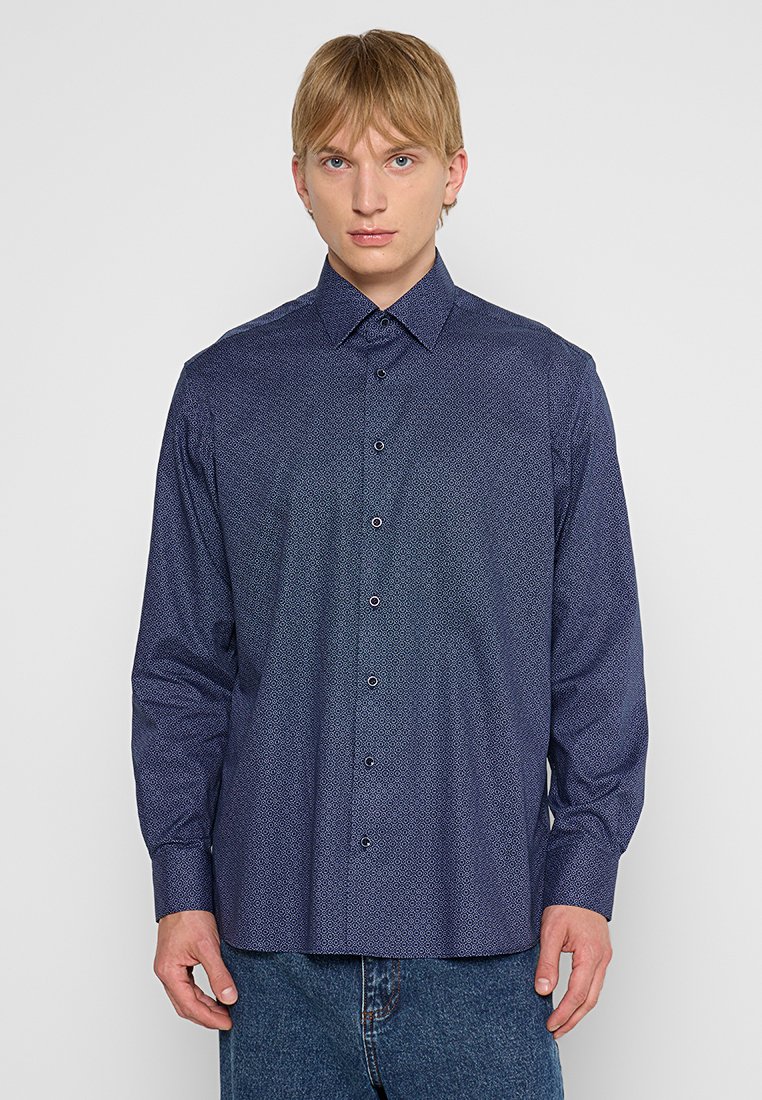 Eterna Overhemd donkerblauw Eterna Overhemd donkerblauw