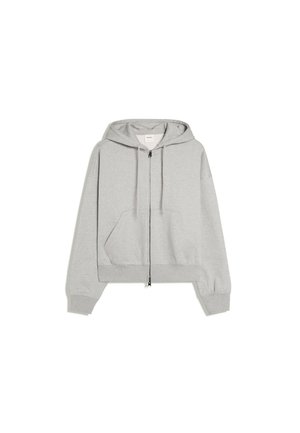 Bershka, BASIC ZIP-UP SWEATSHIRT. - Sweat zippé - dark grey