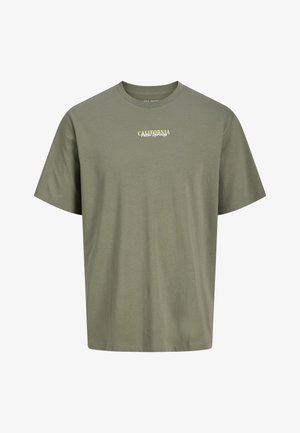 Jack & Jones, JJCITY TEE - T-shirt con stampa - vetiver