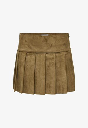 ONLY, ONLTULIP Short - Πλισέ φούστα - cognac