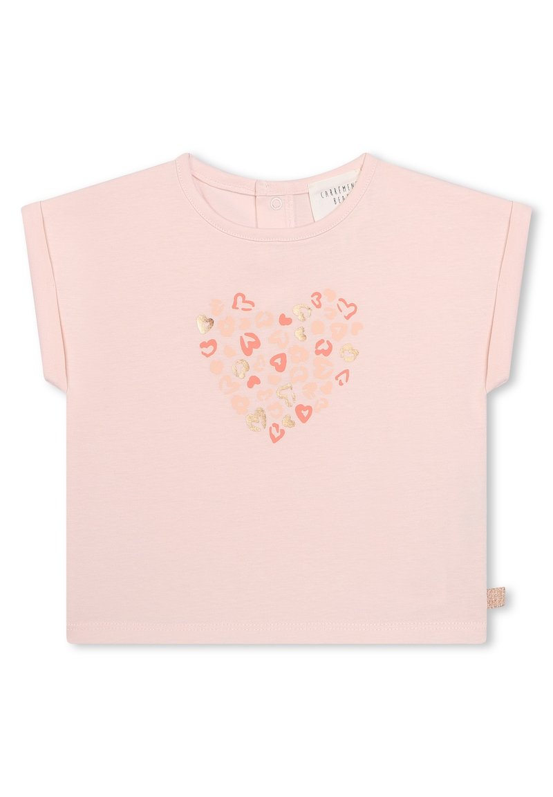 Carrement Beau T-shirt print donkerroze