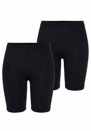 LASCANA 2 PACK - Short - schwarz + schwarz