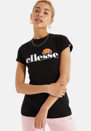 HAYES TEE - Print T-shirt - schwarz