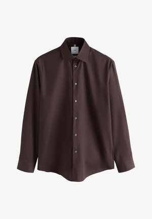 Next, Businesshemd - chocolate brown