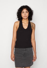VILA VIFELIA CROSSED NECKTOP  - Top - black
