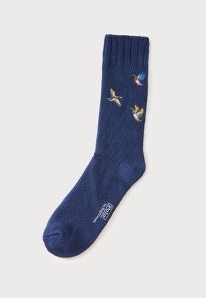 Polo Ralph Lauren, NOVEL CREW SINGLE - Chaussettes - blue