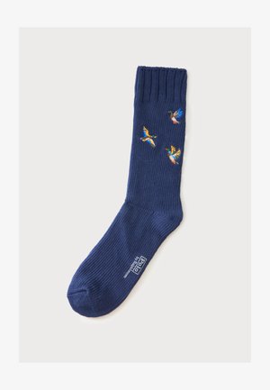 Polo Ralph Lauren, NOVEL CREW SINGLE - Chaussettes - blue
