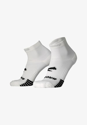 Brooks GHOST LITE QUARTER 2-PACK - Športne nogavice - white