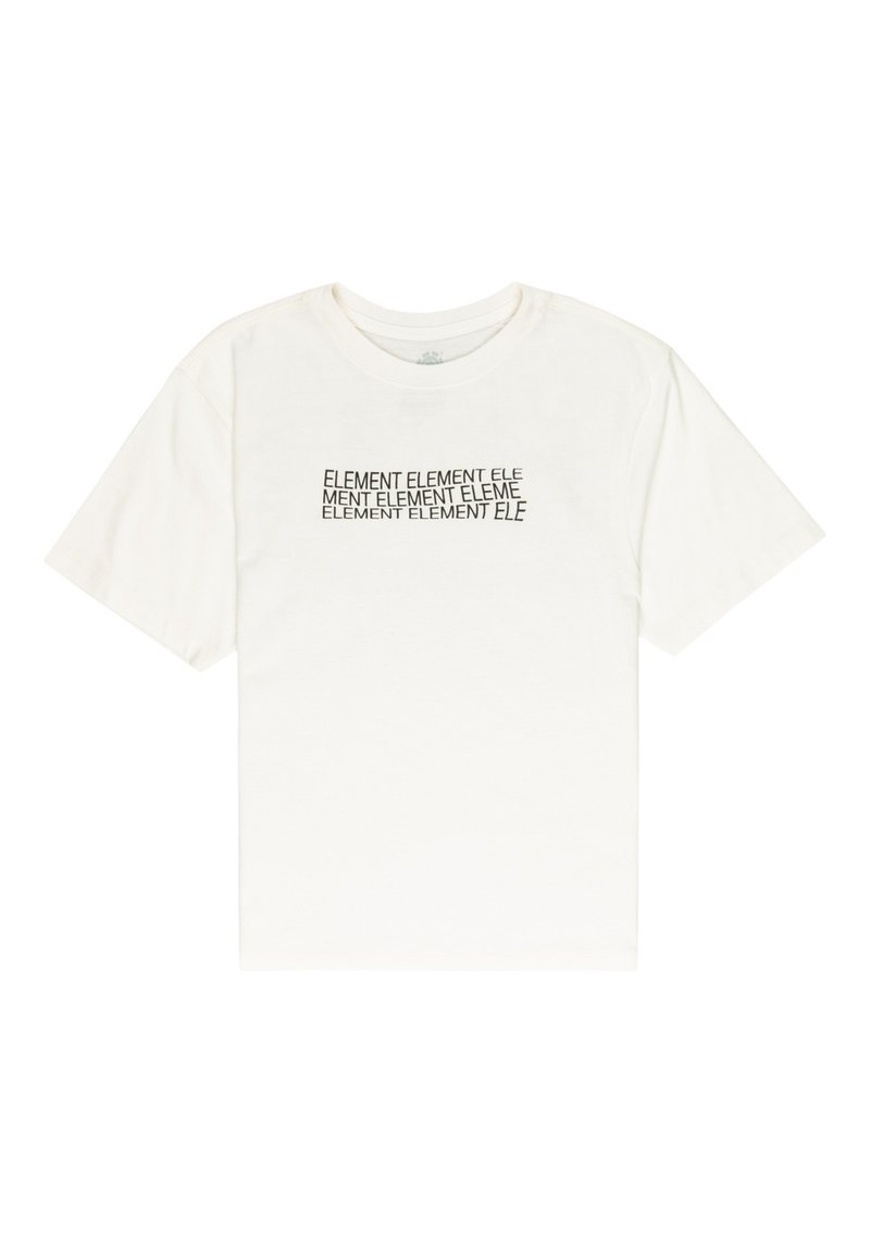 Element T-shirt print wit