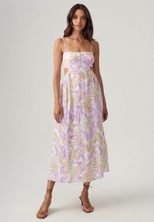 THISBE  - Day dress - lilac palms