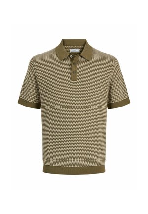 Jack & Jones, Knitted Knitted - Poloshirt - martini olive