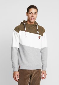 INDICODE JEANS PESSAC - Hoodie - dark olive