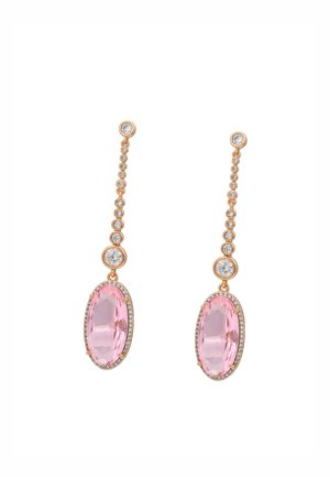 Cercei - rose gold - coloured pink